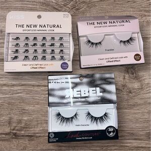 Bundle of 3 Kiss Lashes BNIB